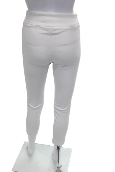 Fabrizio Gianni Women Capri Pants White Pull On Size 6