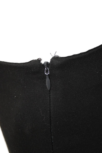 Quince Womens Ankle Pants Black Rayon Zip Closure Size XS