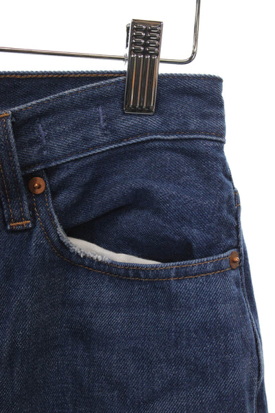 Madewell Womens Straight Jeans Blue High Rise Button Fly Size 24