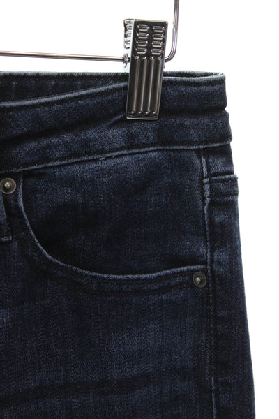 Driftwood Women Cropped Blue Jeans Cotton Blend Mid Rise Size 26