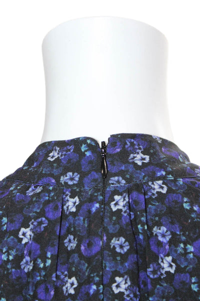 Nicole Miller Women Multicolor Halter Shift Dress Polyester Mid Calf Size S