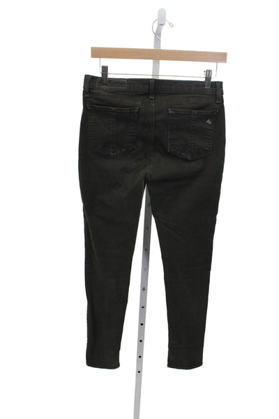 Rag & Bone Jean Womens Skinny Green Jeans Size 28