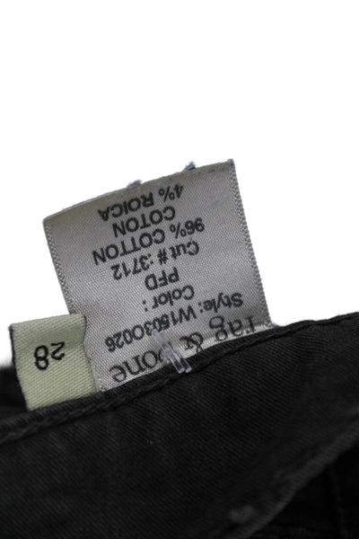Rag & Bone Jean Womens Skinny Green Jeans Size 28