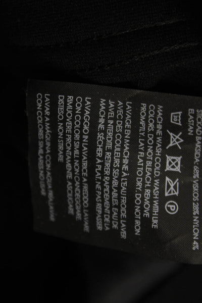 Club Monaco Women Ankle Pants Black Viscose Solid Fall Size 12