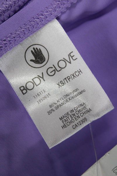 Body Glove Womens Purple Bikini Bottoms Swimwear Size XS