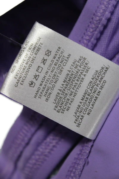 Body Glove Womens Purple Bikini Bottoms Swimwear Size XS
