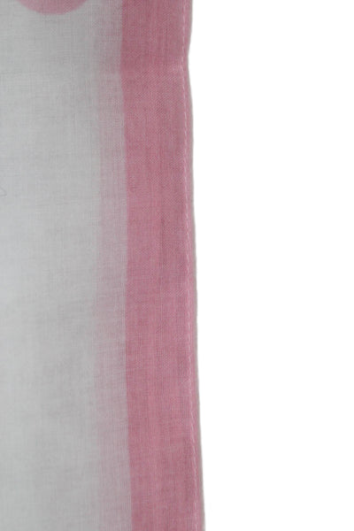 Solid & Striped Womens Sheer Striped Scarf Pink