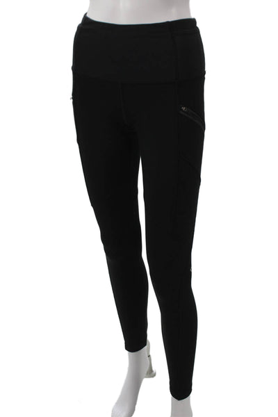 Lululemon Women Compression Nylon Leggings Black Size 4