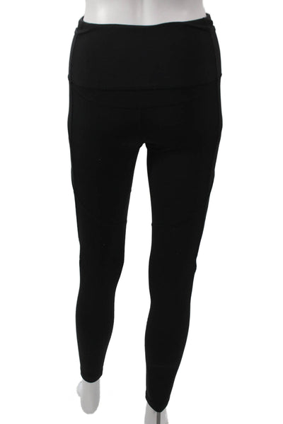 Lululemon Women Compression Nylon Leggings Black Size 4