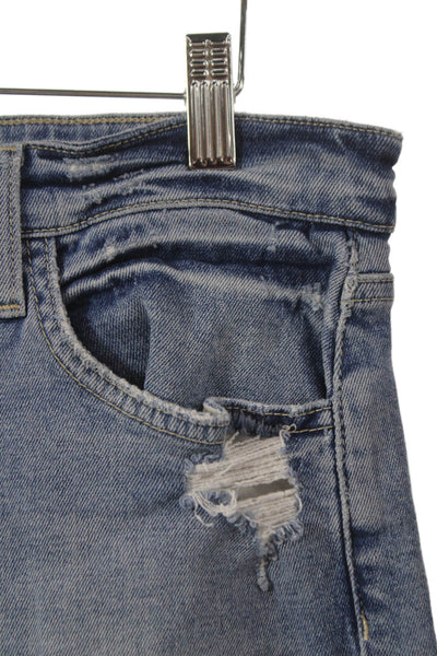 Joes Womens Blue Cut-Off Cotton Button Shorts Size 30