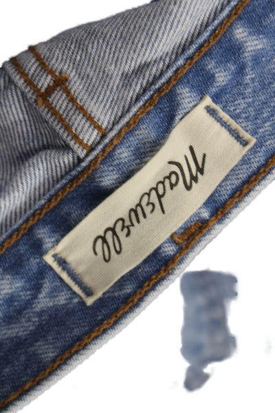 Madewell Womens Straight Jeans Blue High Rise Petite Size 26