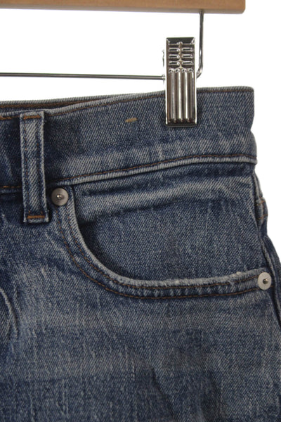 Madewell Womens Straight Jeans Blue High Rise Cotton 29in Inseam Size 26