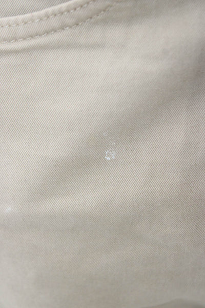 AG Adriano Goldschmied Mens Chino Pants Beige Cotton Size 33