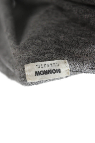 Monrow Women Basic Sleeveless Scoop Neck Tank Gray Size L