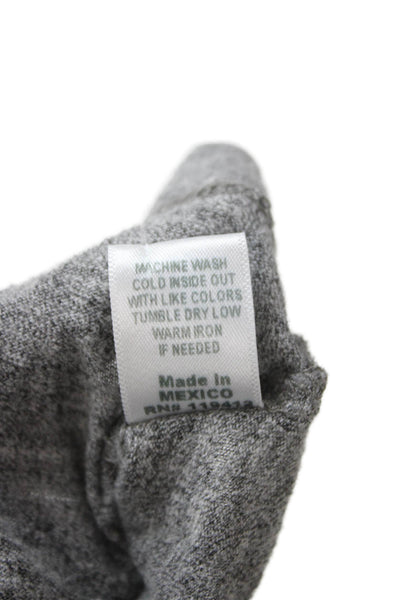 Monrow Women Basic Sleeveless Scoop Neck Tank Gray Size L