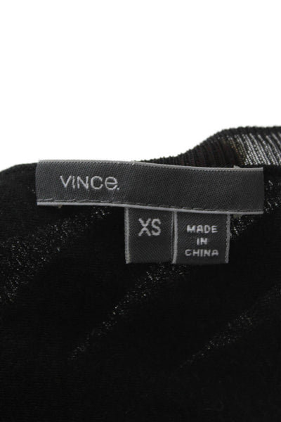 Vince Womens Blouson Silk Sleeveless Full Length Black Dress Size XS