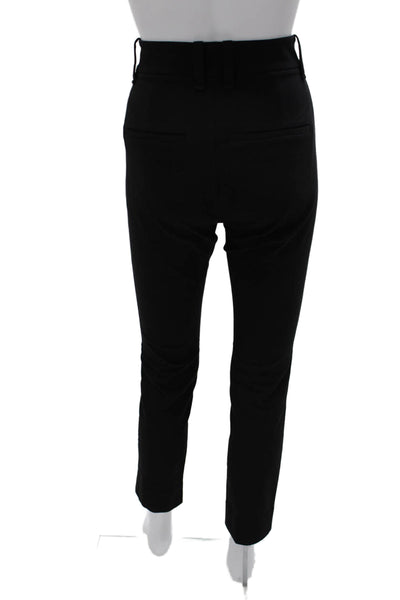 Vince Women Dress Pants Black Cotton Zip Closure Size 6