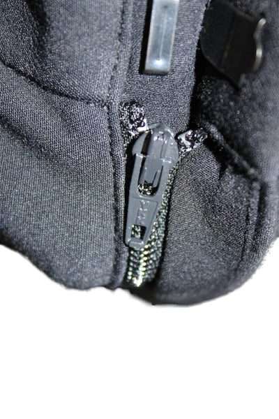Vince Women Dress Pants Black Cotton Zip Closure Size 6