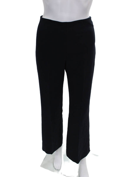 Theory Womens Blue Dress Pants Zip Closure 70% Triacetate Size 6
