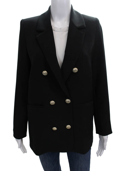 Generation Love Womens Basic Jacket Black Polyester Long Sleeve Size S
