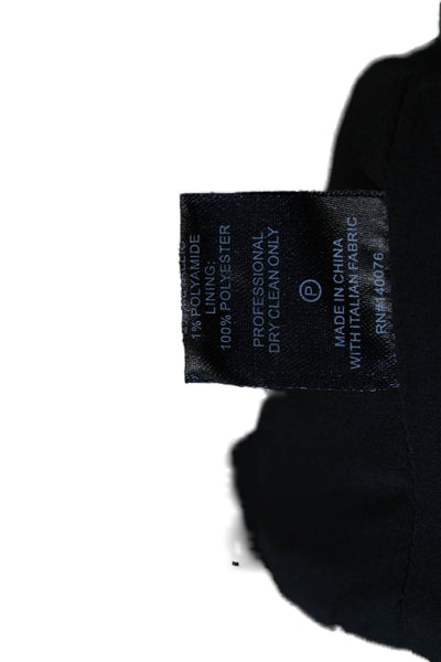 Generation Love Womens Military Jacket Black Blazer Solid Size S