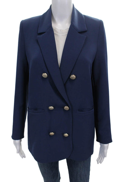 Generation Love Women Tuxedo Blazer Blue Button Long Sleeve Size S