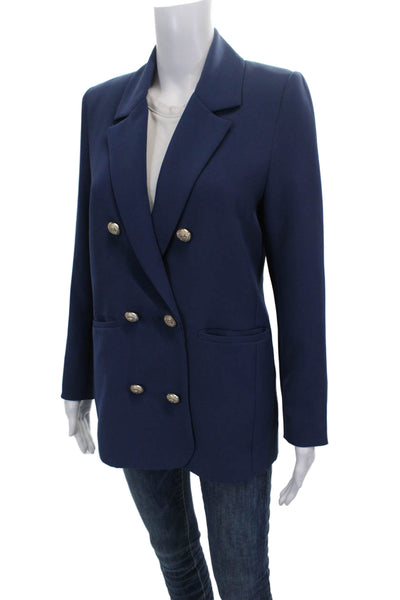 Generation Love Women Tuxedo Blazer Blue Button Long Sleeve Size S