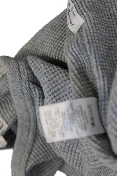 Rag & Bone Mens Gray Cotton Crewneck Long Sleeve Shirt Size L