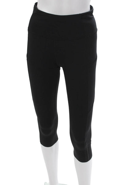 Lululemon Womens Black Nylon Capri Leggings Size 6