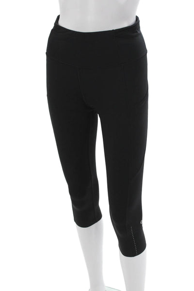Lululemon Womens Black Nylon Capri Leggings Size 6