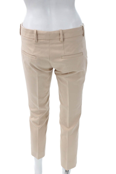 Zara Woman Womens Beige Polyester Dress Pants Zip Size S