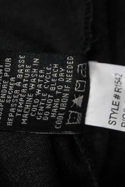 Renuar Womens Dress Pants Black Pull On Size 2