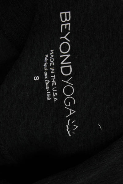 Beyond Yoga Womens Athletic Black Polyester Solid Shorts Size S