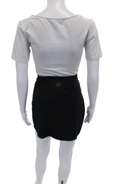 Beyond Yoga Womens Athletic Black Skort Short Polyester Size S