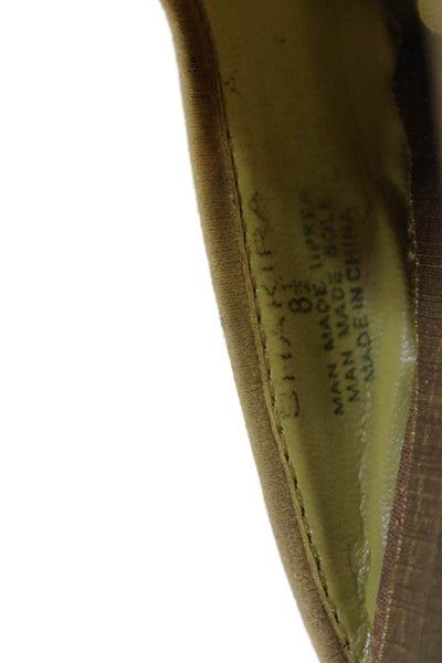Matisse Womens Beaded Detail Mule Sandals Brown Size 8