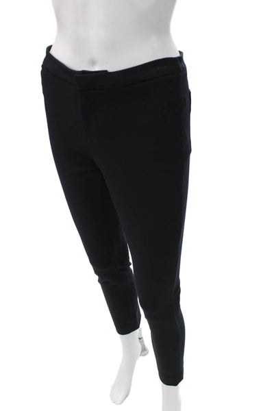 R Label Women Ankle Pants Black Polyester Zip Inseam 26 Size XS