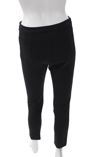 R Label Women Ankle Pants Black Polyester Zip Inseam 26 Size XS
