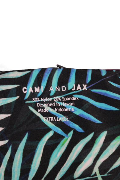Cami And Jax Womens Bikini Bottoms Multicolor Floral Tropical Size XL