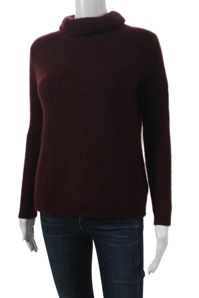 Quince Womens Red 100% Cashmere Turtleneck Pullover Sweater Long Sleeve Size XS