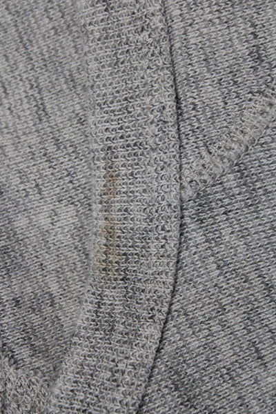 J Crew Womens Basic Gray 100% Cotton Crew Neck Long Sleeve T-Shirt Size XL