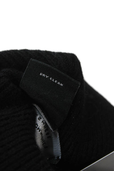 C by Bloomingdales Women Cashmere Turtleneck Pullover Black Long Sleeve Size S