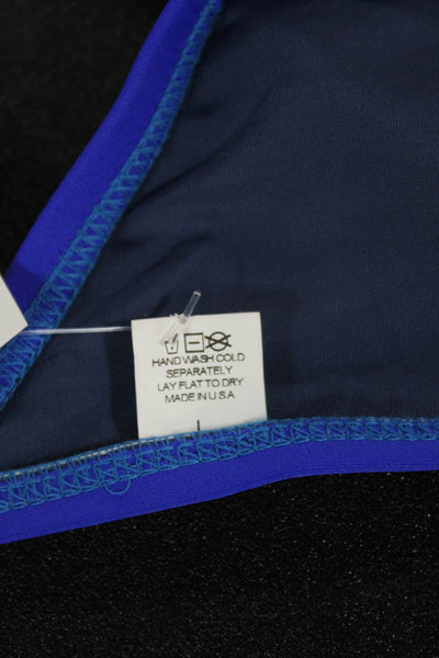 Xirena Women Multicolor Colorblock Nylon Bikini Bottoms Size L