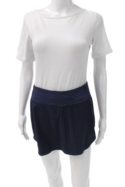 Outdoor Voices Womens Athletic Skort Blue Recycled Polyester Short Size S