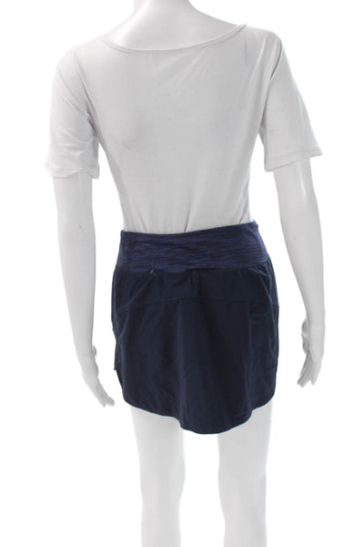 Outdoor Voices Womens Athletic Skort Blue Recycled Polyester Short Size S
