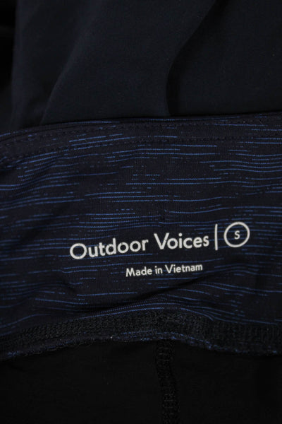 Outdoor Voices Womens Athletic Skort Blue Recycled Polyester Short Size S