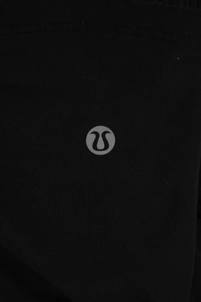 Lululemon Womens Athletic Black Nylon Skort Pull On Short Size 4