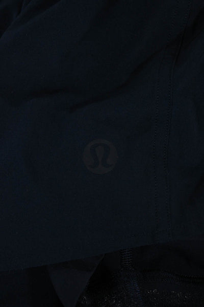 Lululemon Women Athletic Blue Skort Pull On Nylon Short Size 4