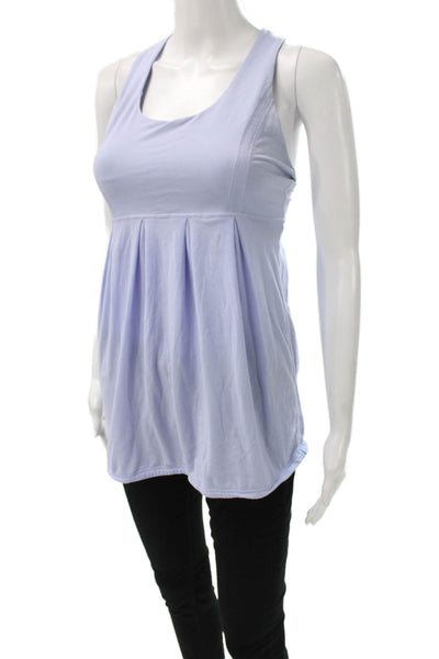 Lululemon Womens Pullover Tank Scoop Neck Purple Polyester Sleeveless Size S