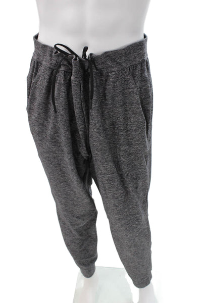 Lululemon Mens Joggers Nylon Flecked Drawstring Gray Size XL