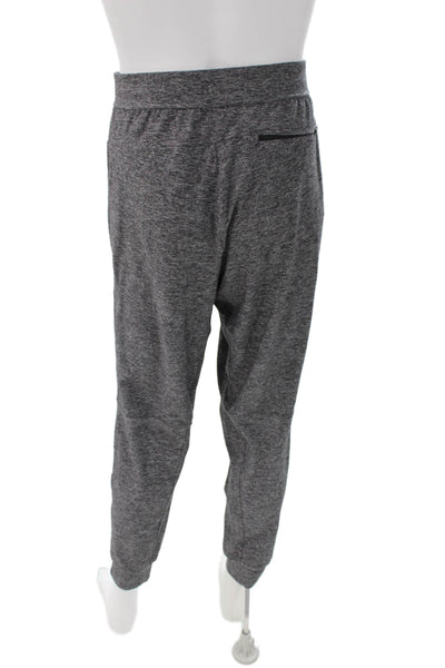 Lululemon Mens Joggers Nylon Flecked Drawstring Gray Size XL